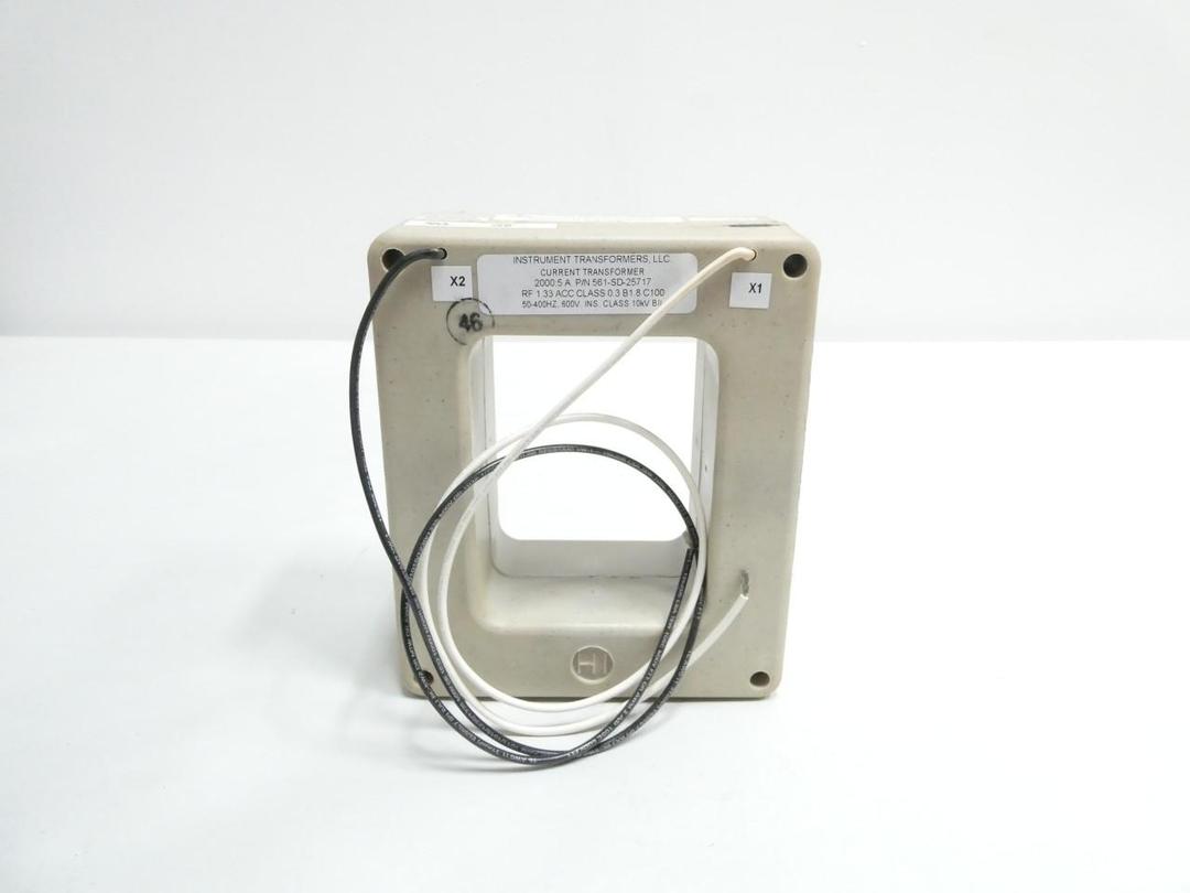 INSTRUMENT TRANSFORMER 561-SD-25717 CURRENT TRANSFORMER 2000:5 600V-AC