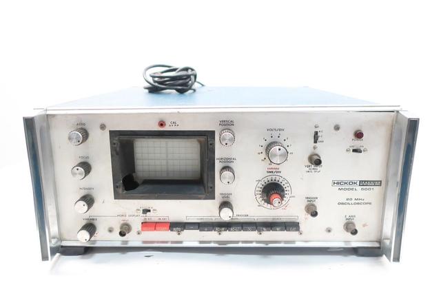 HICKOK 5001 OSCILLOSCOPE 20MHZ