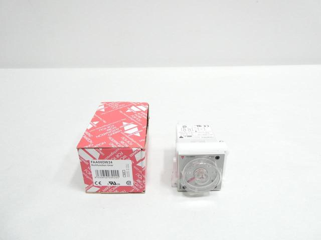 CARLO GAVAZZI FAA08DW24 MULTIFUNCTION TIMER 12-240V-AC/DC