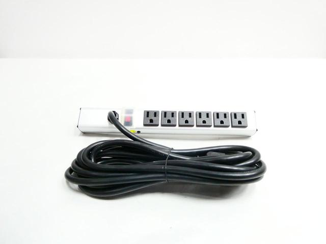 POWER FIRST 52NY30 FPI11206C 6 OUTLET STRIP 15A AMP 125V-AC