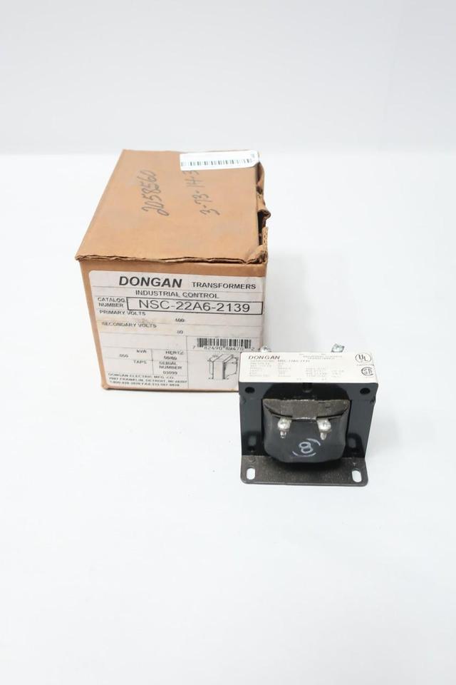 DONGAN NSC-22A6-2139 VOLTAGE TRANSFORMER 1PH 50VA 400V-AC 80V-AC