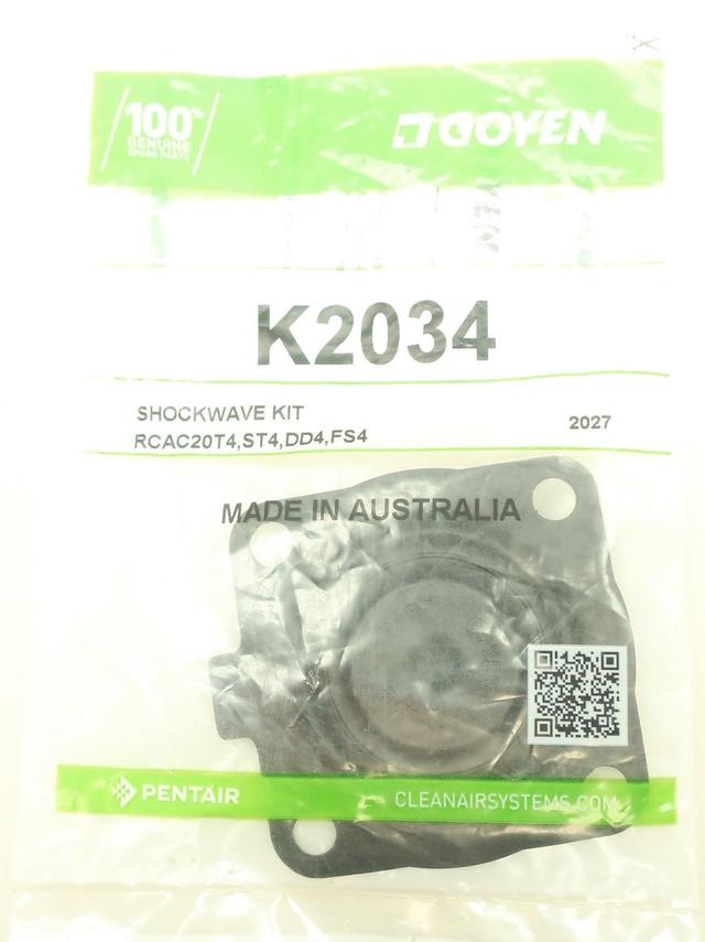 GOYEN K2034 DIAPHRAGM VALVE SHOCKWAVE REPAIR KIT