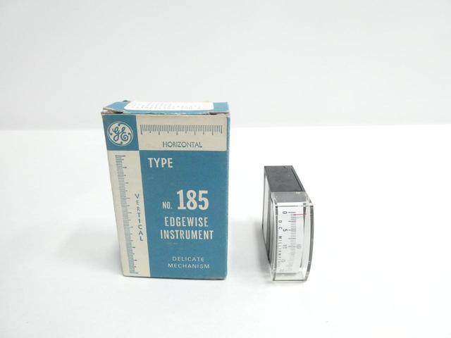 GENERAL ELECTRIC GE 50-185111HFHF1 AMMETER 0-20DC-MA