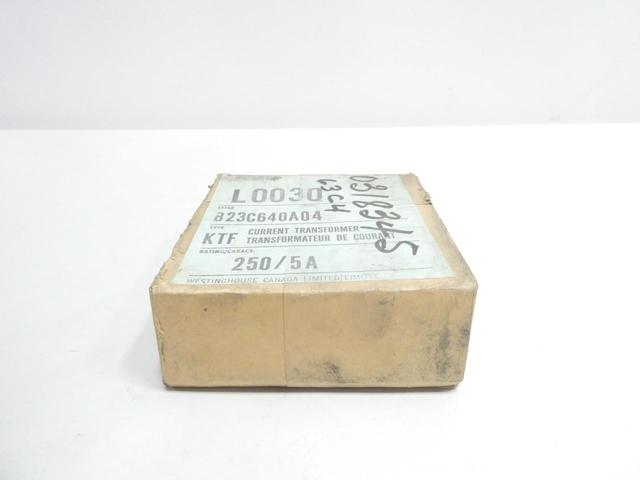WESTINGHOUSE 823C640A04 L0030 CURRENT TRANSFORMER TYPE KTF 250:5