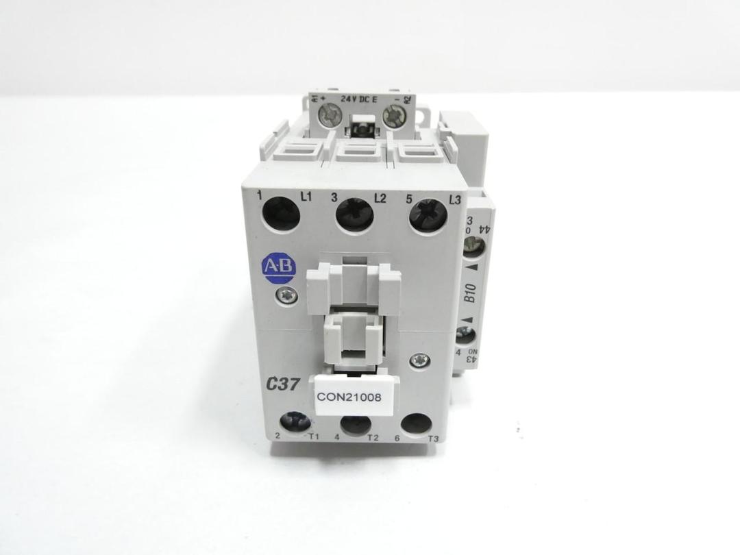 ALLEN BRADLEY 100-C37EJ10 AC CONTACTOR 24V-DC 60A AMP 25HP