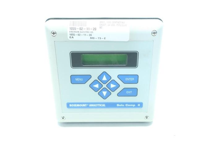 ROSEMOUNT ANALYTICAL 1055-02-11-20 8W 24-42.5V-DC CONDUCTIVITY ANALYZER