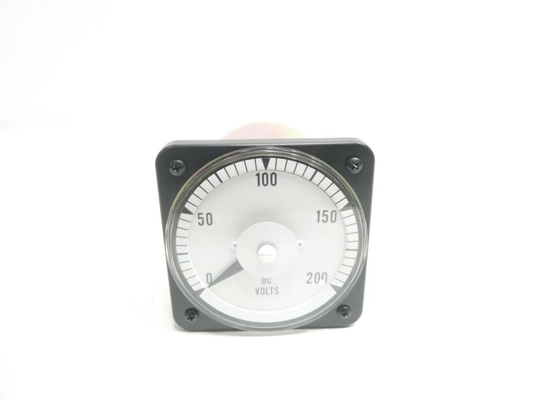 WESCHLER INSTRUMENTS DB-40 186891-10 VOLTMETER 0-200V-DC