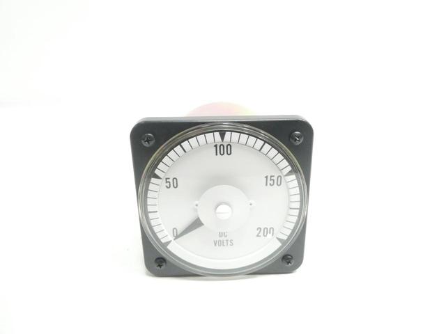 WESCHLER INSTRUMENTS DB-40 186891-10 VOLTMETER 0-200V-DC