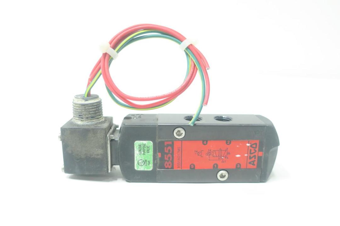 ASCO 8551A017MS SOLENOID VALVE 1/4IN NPT