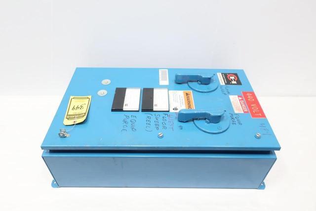 CUTLER HAMMER CF826757-A STARTER DISCONNECT CABINET 480V-AC
