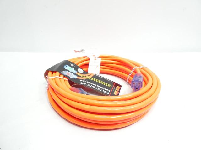 CENTURY D17442050 12/3 SJTW LIGHTED EXTENSION CORD 125V 50FT