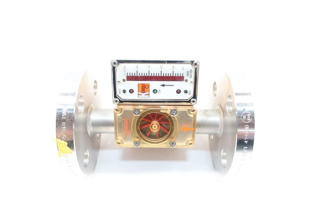 KOBOLD DF-WMA TURBINE FLOW METER 0-2.5GPM 1IN