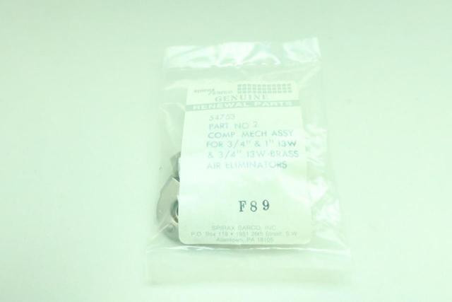 SPIRAX SARCO 54753 COMPLETE MECHANICAL ASSEMBLY