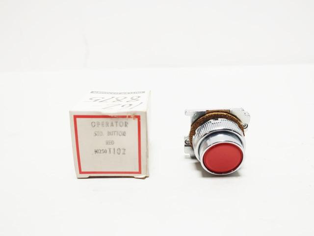 CUTLER HAMMER 10250T102 PUSHBUTTON RED