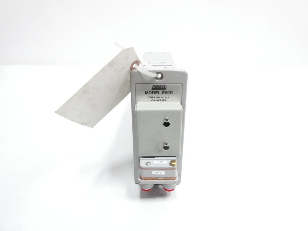 FOXBORO E69R-12 CURRENT TO AIR CONVERTER 4-20MA 3-15PSI