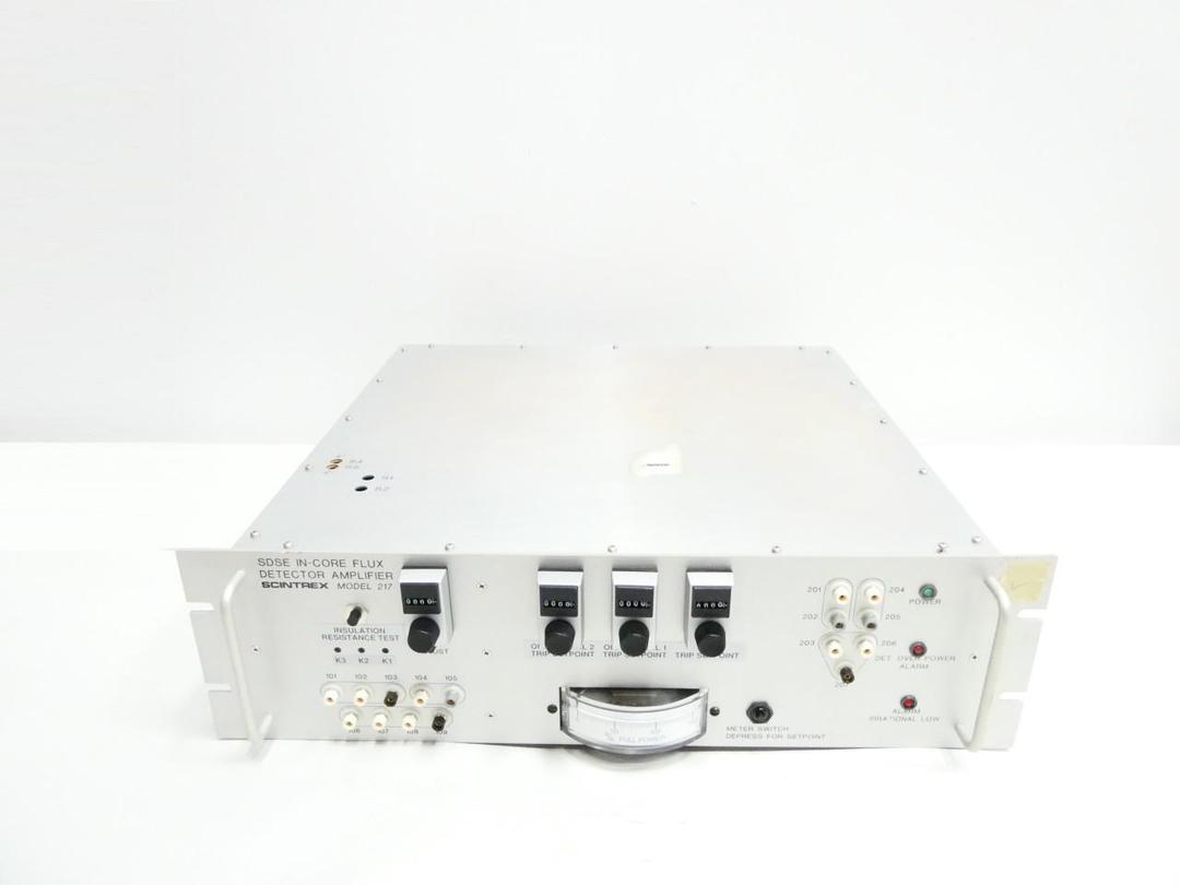 SCINTREX 217 941010 SDSE IN-CORE FLUX DETECTOR AMPLIFIER