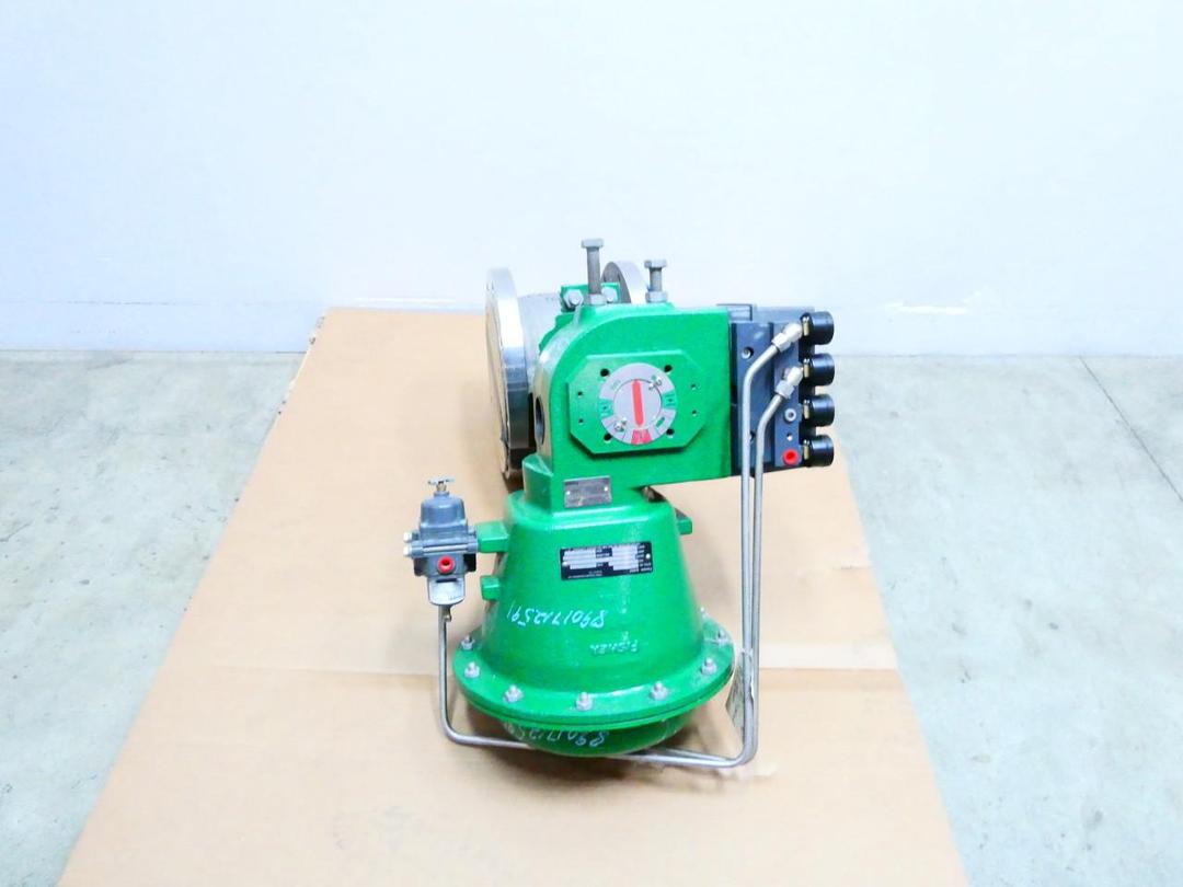 FISHER V150 SER B VEE-BALL 2052 SIZE 2 3610J STAINLESS CONTROL VALVE 8IN 150