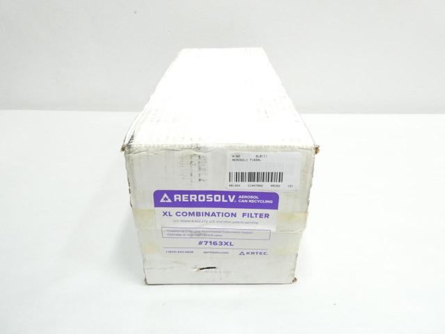 AEROSOLV 7163XL COMBINATION COALESCING COLORMETRIC CARBON FILTER W/ CHECK VALVE