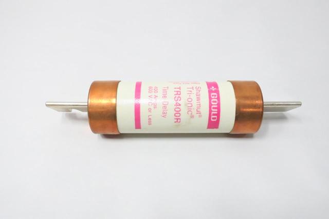 GOULD SHAWMUT TRS400R TRI-ONIC DUAL ELEMENT TIME DELAY FUSE RK5 400A AMP 600V-AC