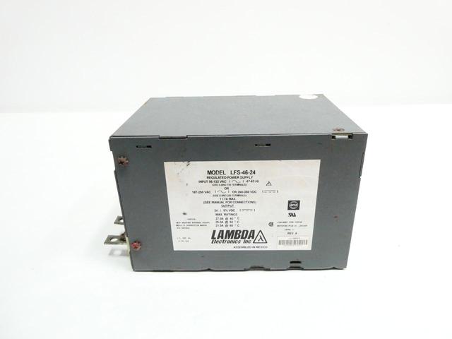 LAMBDA LFS-46-24 AC TO DC POWER SUPPLY 95-132/187-250V-AC 24V-DC