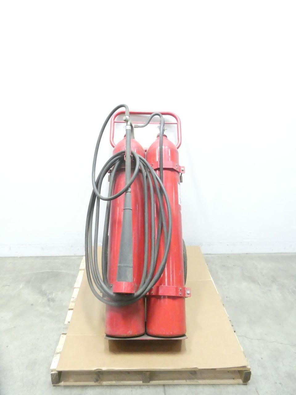 AMEREX 334 100LB CO2 WHEELED FIRE EXTINGUISHER