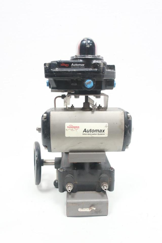 FLOWSERVE A0X00095-01-11-1 PNEUMATIC VALVE ACTUATOR W/ POSITION INDICATOR