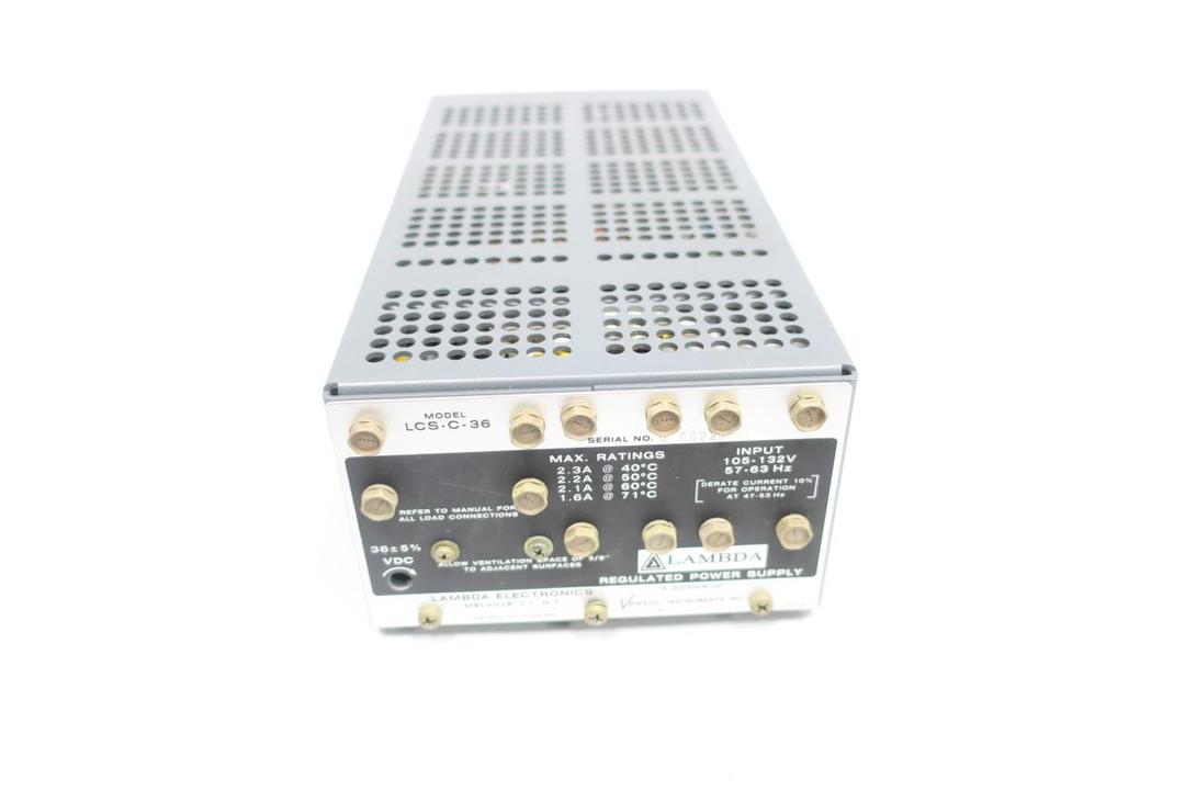 LAMBDA LCS-C-36 POWER SUPPLY 105-132V-AC 36V-DC