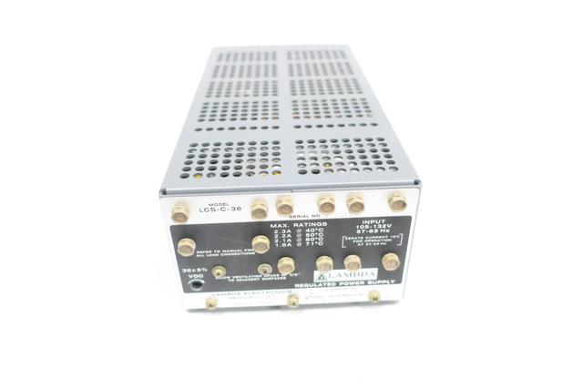 LAMBDA LCS-C-36 POWER SUPPLY 105-132V-AC 36V-DC