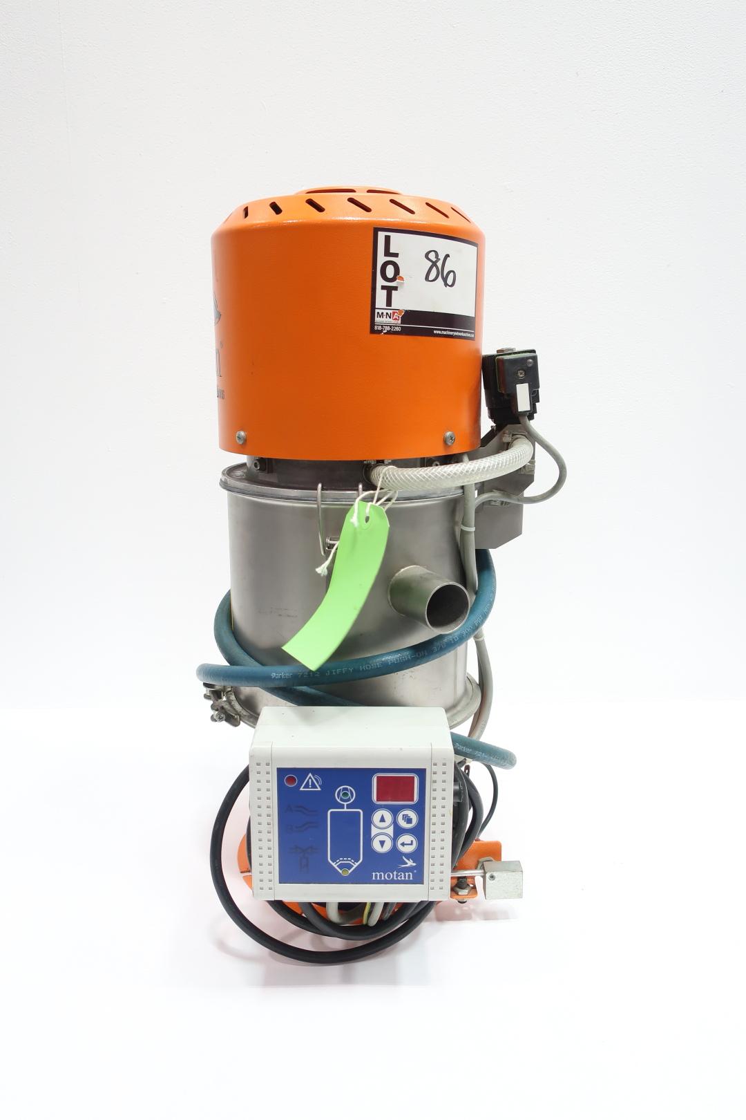 MOTAN HES 50 1ANC AAA B A Z VACUUM HOPPER LOADER 120V AC motan-hes-50-1anc-aaa-b-a-z-vacuum-hopper-loader-120v-ac