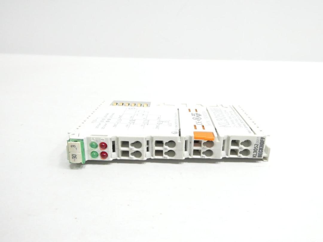 For Loop Beckhoff BECKHOFF KL3052 2-CHANNEL LOOP POWERED TERMINAL INPUT MODULE