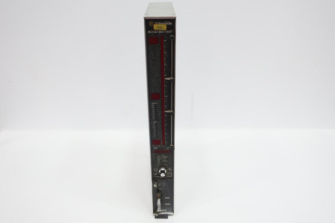 Edmunds Project Module Navigation EDMUNDS GAGES E9330 ACCUSETTER MODULE