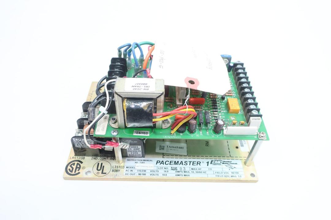 3208748 CMC MO-09035 PACEMASTER 1 DC DRIVE CONTROLLER 115/230V-AC 10A 90/180V ...